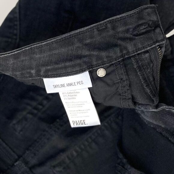 PAIGE Skyline ankle Peg in Crow Size 28 - Picture 9 of 9